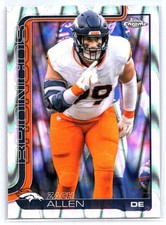 2025 Topps Chrome #95 Zach Allen Raywave Refractor