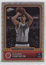 2024 Topps Chrome McDonald's All American Logo Refractor Michael Porter Jr 9bg