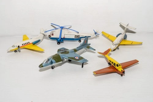 Job Lot 5 x Vintage Dinky Toys Aircraft For Spares / Repair