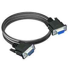 Straight Through DB9 RS232 Serial Cable 9Pin DB9 Connector Male to Female Ext