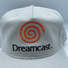 Dreamcast Hat Adult OSFA Gray Snapback Logo Embroidery Videogames Console NWOT
