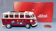 Schuco 1/43 : VW Volkswagen T1 Samba Minibus de 1960 "Flower Power" (Bordeaux)