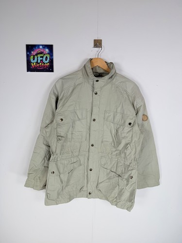 Fjallraven, Fjallraven Telemark Jacket Mens 42 L Beige Vintage 80s Swedish Outdoor Hooded