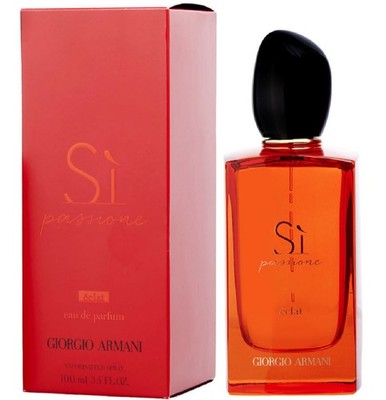 ARMANI SI PASSIONE ECLAT * Giorgio Armani 3.4 oz / 100 ml Eau De Parfum Women