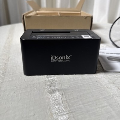 IDsonix Super Speed USB 3.0 2.5'' & 3.5'' Hard Drive Docking Station IDD-U3102-BK