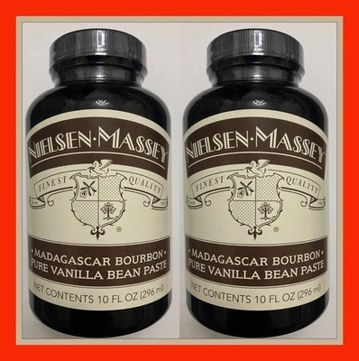 Nielsen Massey Pure Vanilla Bean Paste Madagascar Bourbon, 10 FL OZ 2 BOTTLES