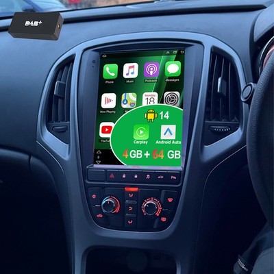 DAB+ Android 14 Carplay GPS NAVI Autoradio 4+64G Für Opel Astra J Buick EXCELLE