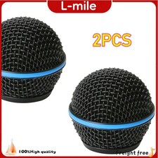 2PCS Beta 58a Black Ball Microphone Grille Cover for Shure Wireless Microphone