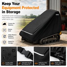 Mini Open Cab Skid Steer Cover 420d Sun Rain Snow Uv Protection Full Skid Steer Mini Open Cab Skid Steer Cover 420d Sun Rain Snow Uv Protection Full Skid Steer