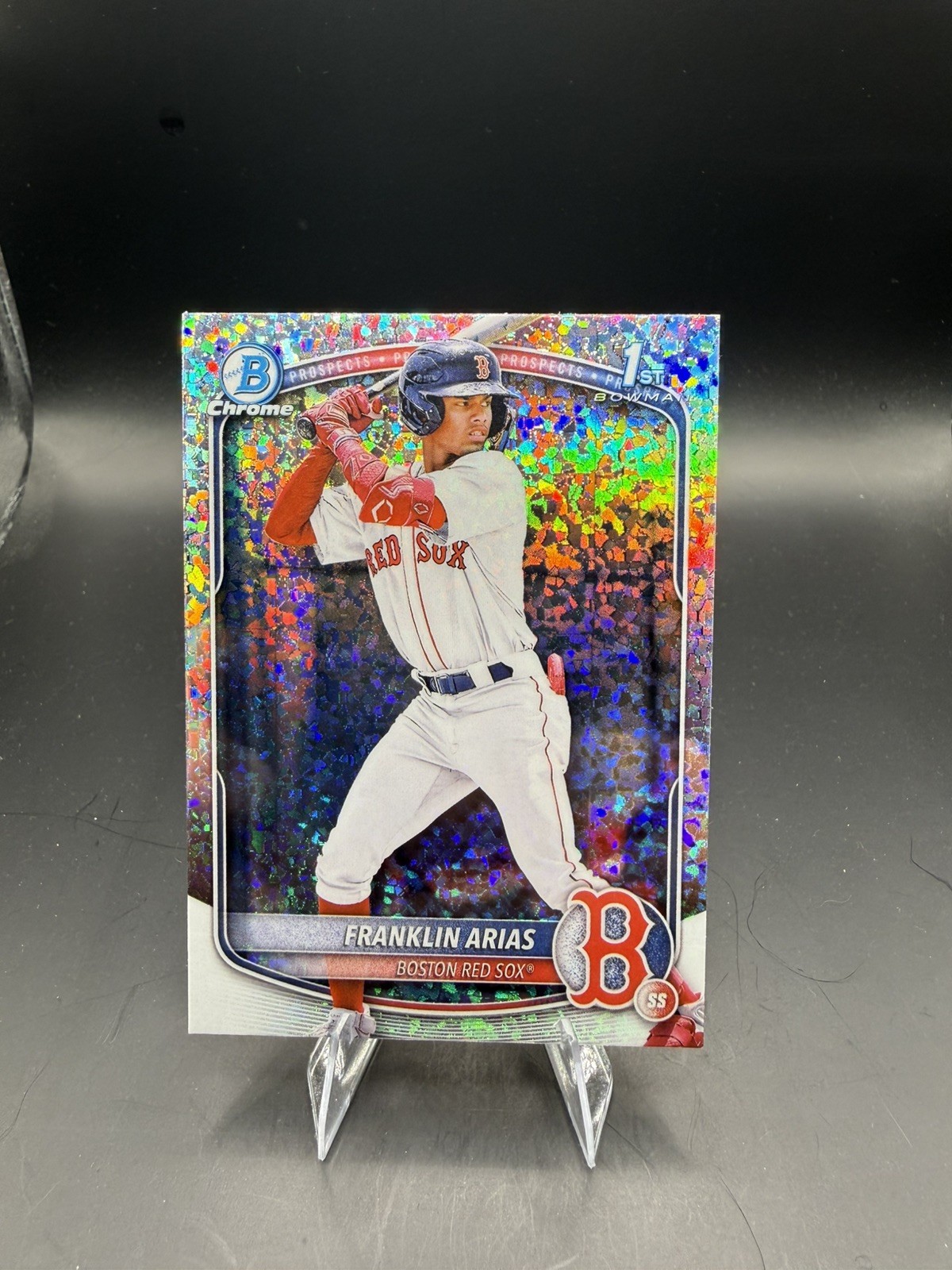 2025 Bowman - Chrome Prospects Franklin Arias #BCP-67 Mini-Diamond Refractor