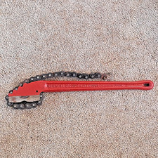 NEW Vintage Reed WA18A 18” Chain Pipe & Fitting Wrench  2 1/2” Capacity USA