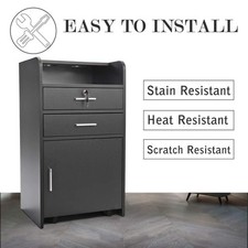 32 Barber Salon Wood Rolling Drawer Cabinet T...