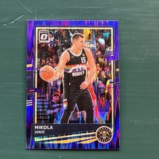 2020-21 Nikola Jokic Panini Donruss Optic Purple Shock Prizm #96 Denver Nuggets