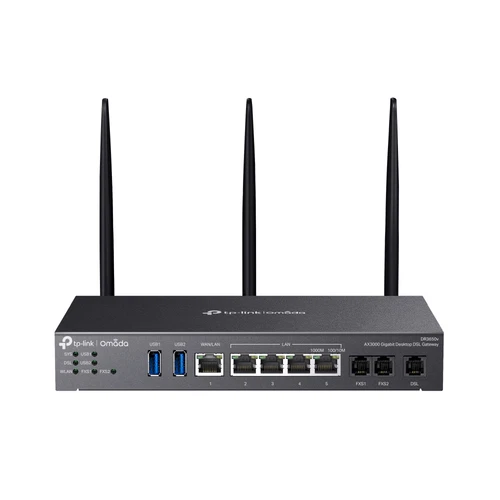 TP-Link DR3650V Omada AX3000 Wi-Fi 6 Gigabit Desktop DSL Gateway Dual Band VDSL2
