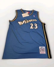 TEMP OUT OF STOCK 🔥 Michael Jordan 🔥 #23 Wizards 2001-03 Jersey Men's LG (50)