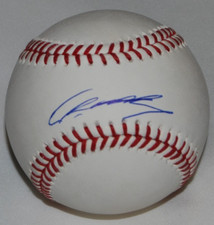 ETHAN HOLIDAY signed (COLORADO ROCKIES) ML Major League baseball BECKETT BW54301