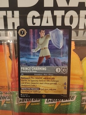 Lorcana Cold Foil Prince Charming - Protector of the Realm Whispers in the Well