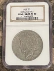 1923 Peace Silver Dollar NGC Rotated Dies Mint Error XF 40