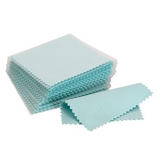 100pcs Premium Jewelry Cleaning Cloth, Silver Polishing Cloth Individually Wr...