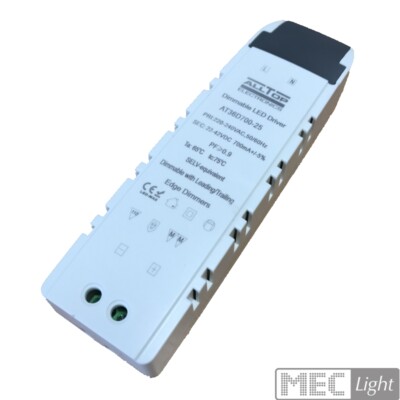 dimmbares LED Netzteil / Trafo 700mA Dimmbar Konstantstrom 3W Power LEDs 22-42V