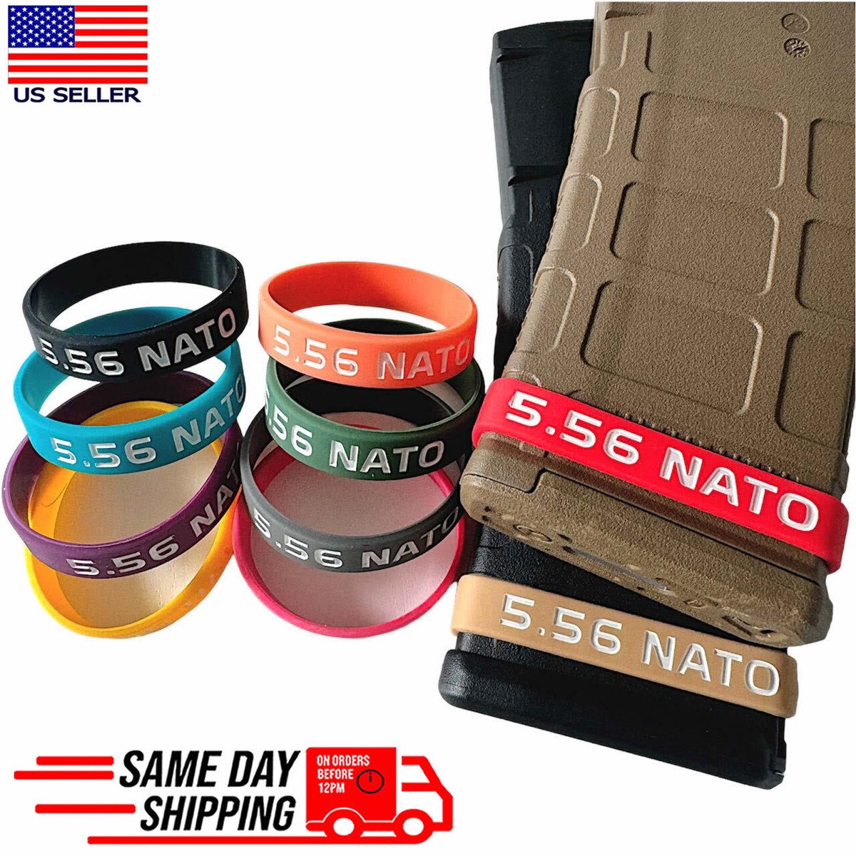 5.56 NATO Magazine ID Marking Bands / 556 NATO Upper Receiver Mag