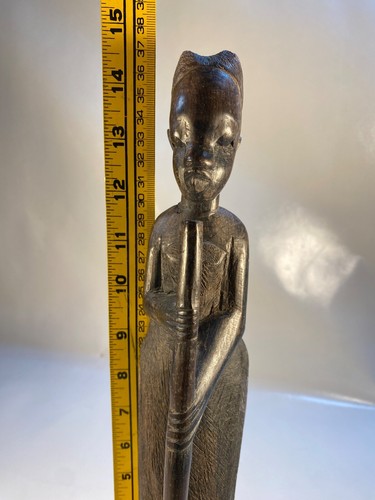 African Genuine Besmo Product Kenya Hand Carved Tribal Folk Art Figurine - Picture 6 of 8