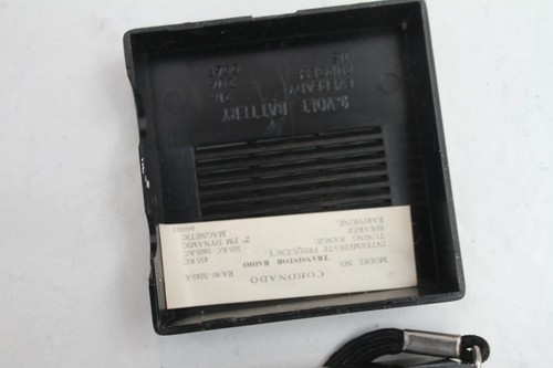 Vintage seltenes Coronado 7 RA-80-5245A Mini Quadratisches Transistor Radio, funktioniert - Bild 5 von 6