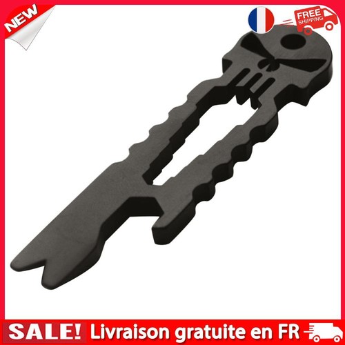 fr Mini bouteille Portable ouvreur crâne EDC tactique porte-clés multifonctions