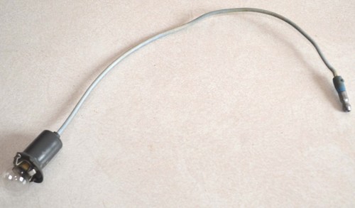 1957-1959 Ford Fairlane Heater Dash Light Socket, Bulb & Wiring, 1958 Mercury - Picture 4 of 4