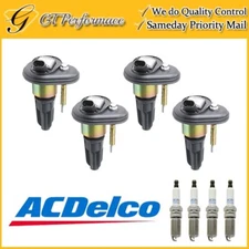 Quality Ignition Coil & ACDelco Spark Plug 4PCS for 04-06 Colorado/ Canyon 2.8L