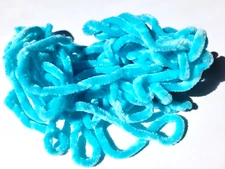 CHENILLE - TURQUOISE - Med. 3mm - 5 Yard Pack - Fly & Jig Tying Material - NEW!