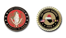 FOB Ferrin Huggins Iraq Service Challenge Coin