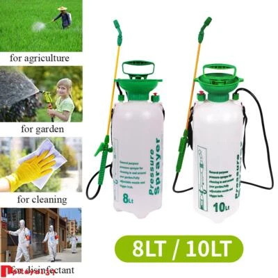 8L,10L Garden Pressure Sprayer – Portable Hand Pump Chemical Weed Spray Bottle