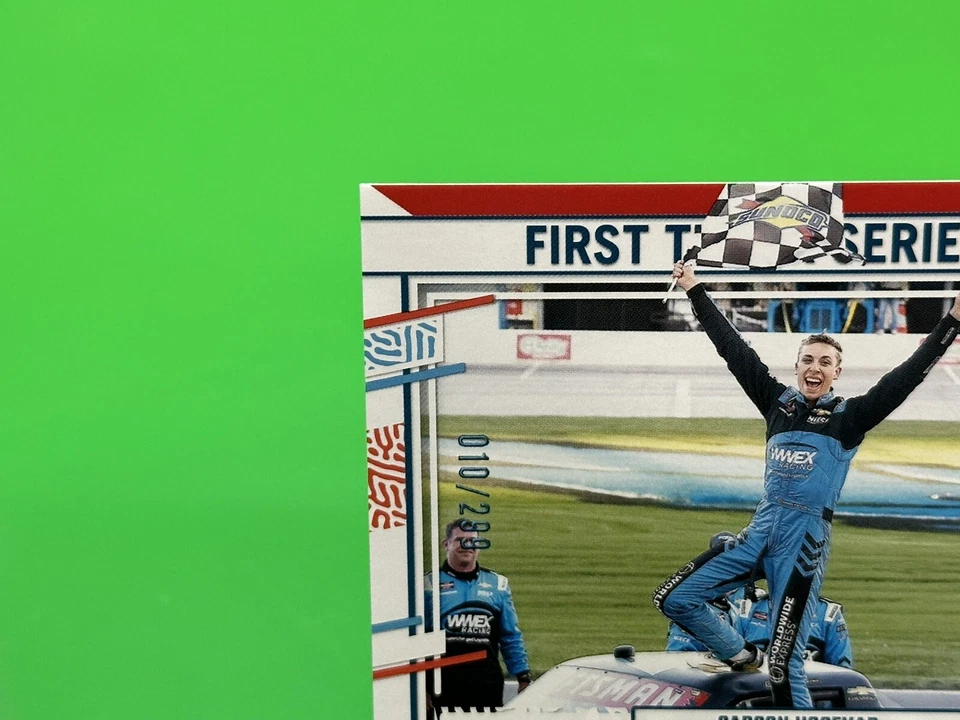 🏁2024 Panini Donruss Racing Red #182 Carson Hocevar 010/299!!🏁 - Image 4 of 4