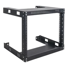 Sound Town 2-Post 8U Wall-Mount Open Frame Rack, 16" Depth (ST2PWOR-8U) 
