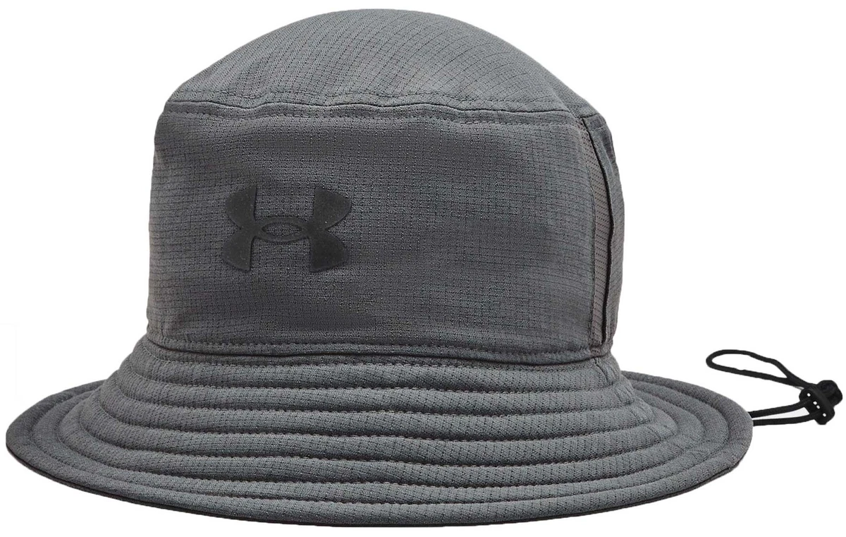 Under Armour ArmourVent Bucket Hat - Pitch Grey / Black - New