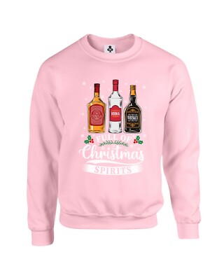 Full of Christmas Spirits Pullover Erwachsene Sweatshirt lustig Weihnachtsgeschenk festlich Freund
