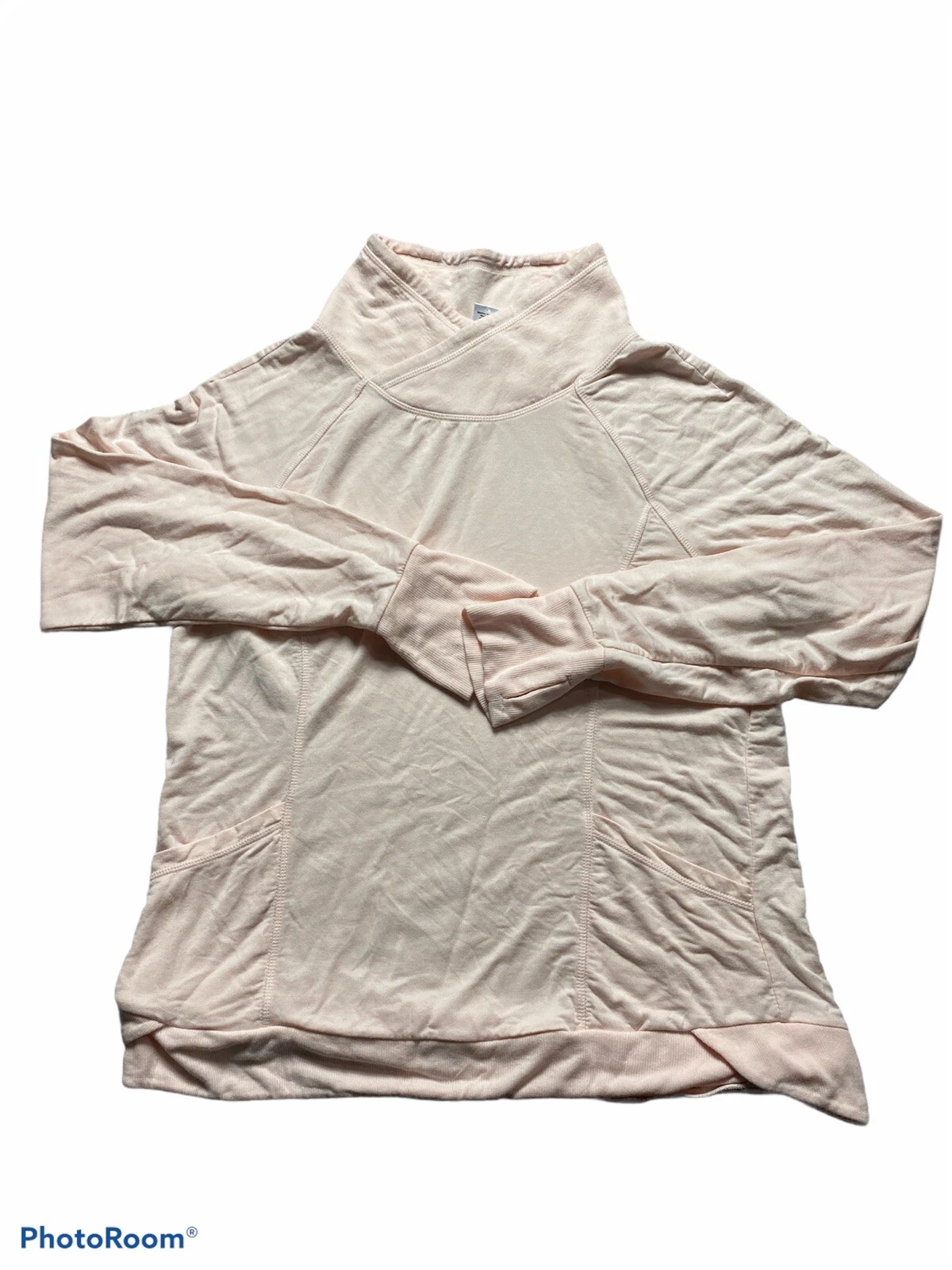 yogalicious cowl neck long sleeve shirt
