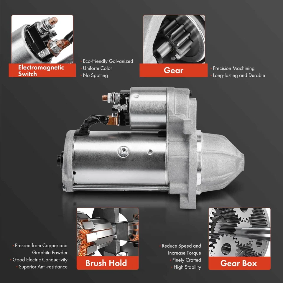 Motor De Arranque Para Mercedes-Benz E320 Dodge Freightliner Sprinter 2.2 KW 12V 11T Foto 4 de 4