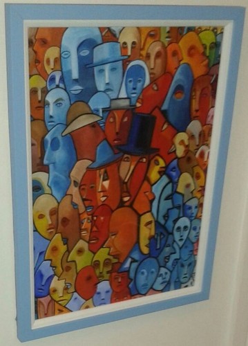 'Heads' Watercolour Painting by Anthony - Imagen 2 de 4