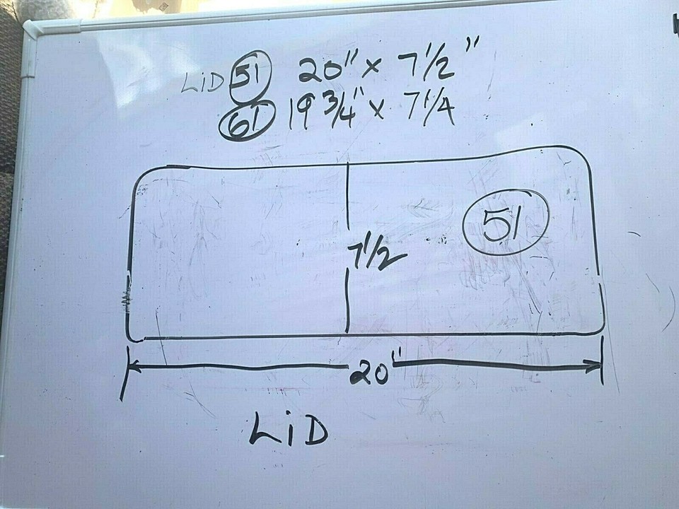 Mansfield 51 71 Toilet Tank Lid MPP 51 for MPP51 35 tanks WHITE (D) eBay