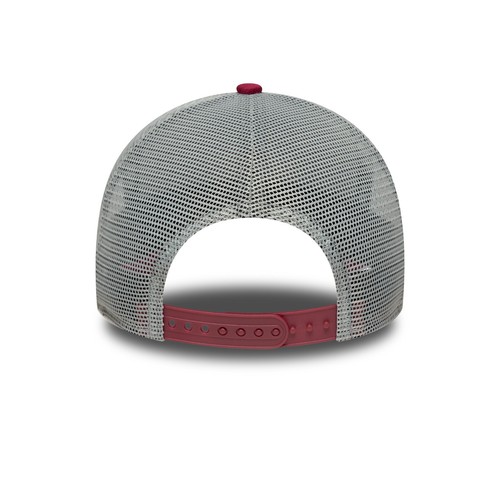 NEW ERA LA DODGERS TRUCKER CAP. PATCH DARK RED ADJUSTABLE SNAPBACK MESH HAT S25 - 第 4/9 張圖片