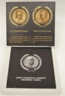 Medallic Art Co. President John F Kennedy & Robert Kennedy Medals W/ Stand 1963 — photo 1