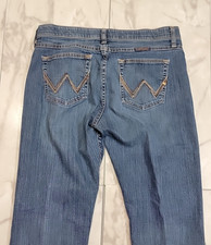 Wrangler Q Baby No Gap Waistband Stretch Denim Western Jeans Women's 11/12x32