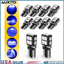 Auxito Blue 8000k 2825 168 194 W5w T10 Led Parking Light Bulb Super Bright 10x E Auxito Blue 8000k 2825 168 194 W5w T10 Led Parking Light Bulb Super Bright 10x E