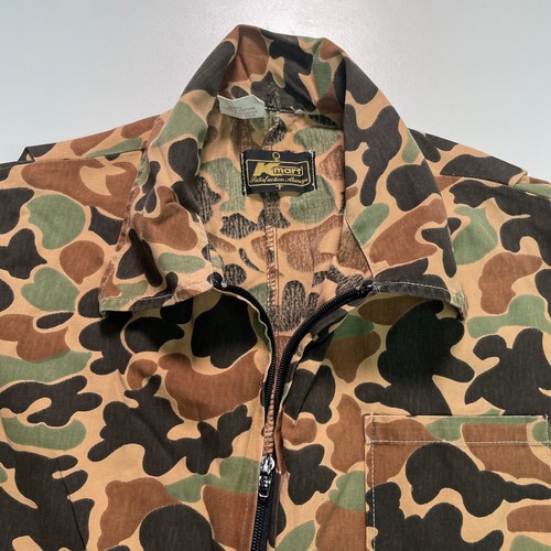 Vintage Camouflage Coveralls Size Large 42-44 K-MART Frogskin Duck Canvas Camo - Picture 4 of 20