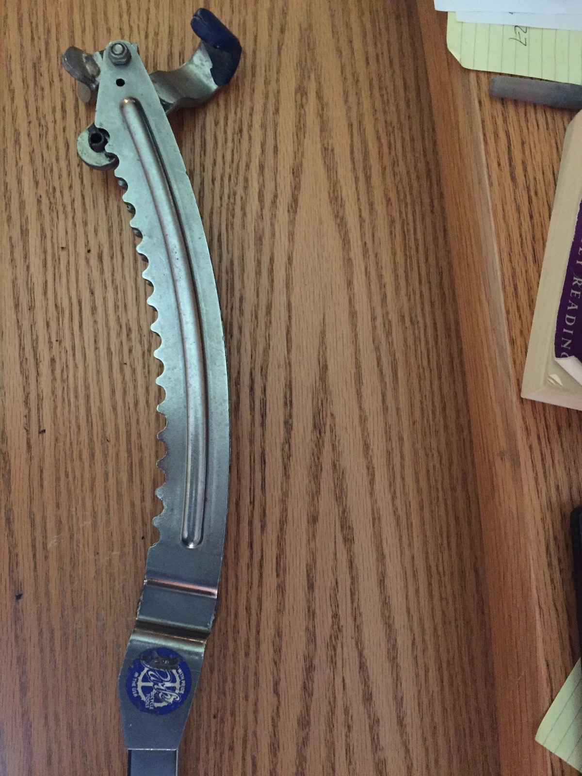 bicycle fork straightening tool