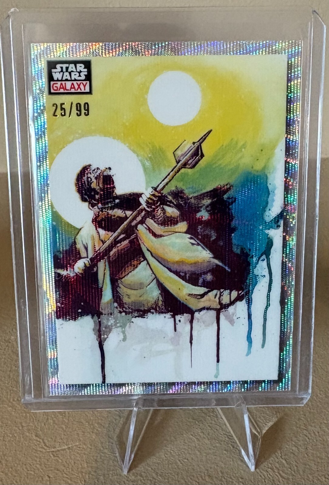 2023 Topps Star Wars Chrome Galaxy Wave 25/99- #53 Tusken Under Twin Suns