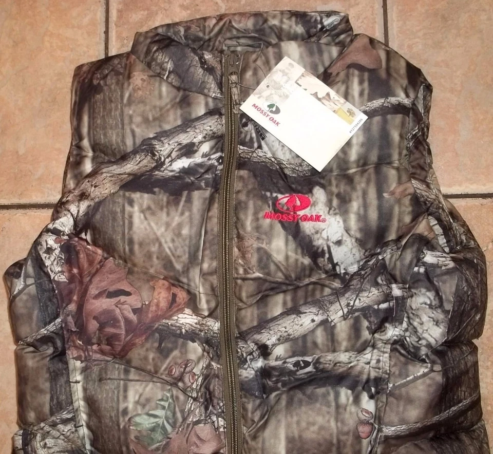 Womens Mossy Oak CAMO BUBBLE VEST~size MEDIUM LARGE XL~NWT~LINED~Brown~HUNTING - Image 2 of 4