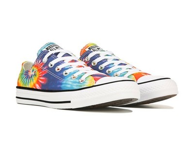 tie dye low top converse